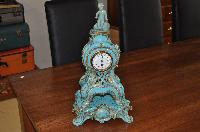 Sevres Aqua Ceramic Clock 