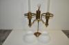 Antique Double Student Desk Oil Lamp Kosmos Brenner 60cm Tall - Complete & in Excellent Condition 