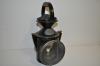 Antique J.N Faul Sand Hurst Railway Guards Oil Lamp with Revolving Coloured Lenses - All Complete & in Excellent Condition 34cm Tall 