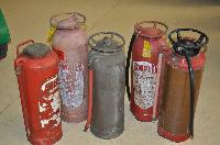 5 x Old Fire Extinguishers Includes Quell & Simplex (Item 33811
