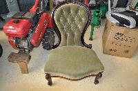 Small Green Bedroom Chair (Item 33998) GippsWares