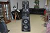 Sony Home Audio System Model MHC-V90DW - 10 Stacked Speakers for Powerful Sound, Karaoke Mode, Guitar Input, LED Lighting and DJ Sound Effects 