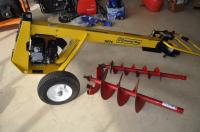 Groundhog 1M5C Crommelins 6.0 Robin EX17 Post Hole Digger with 2 x Augers 