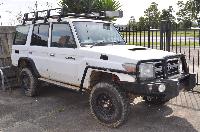 2012 V8 Diesel Toyota Landcruiser - 160,906kms - 5SPD Manual - Ex Service Vehicle - Upgraded Suspension - Bullbar - Been Re-Painted in Heavy Duty Paint - Needs Some Finishing - Starts & Drives 